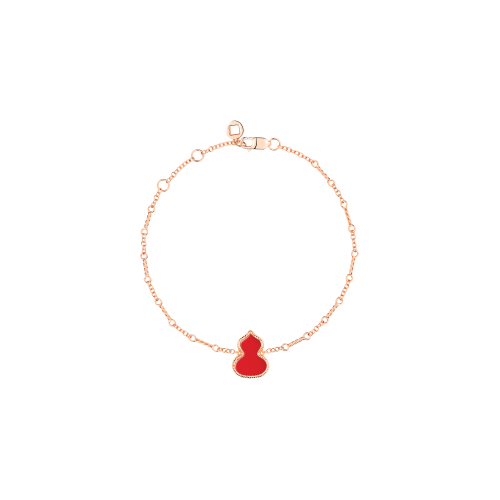 Accedi al prodotto correlato Qeelin BRACCIALE WULU IN ORO ROSA E AGATA ROSSA - WU-030-BL-RGRA - WZB30AJRGRA