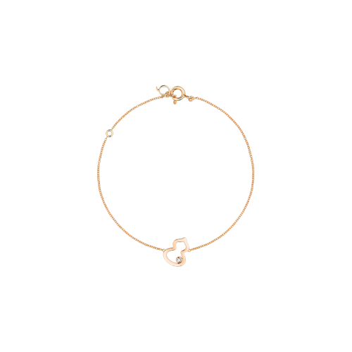 Accedi alla scheda di Qeelin BRACCIALE PETITE WULU IN ORO ROSA CON DIAMANTE - WU-BR0006A-RGD - WUBPT6ARGDI