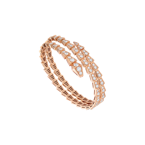 Accedi al prodotto correlato Bulgari BRACCIALE SERPENTI VIPER A DUE SPIRALI IN ORO ROSA CON PAV&Egrave; DI DIAMANTI - BR860201
