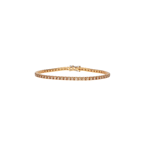 Accedi al prodotto correlato Bartorelli Italian Jewels BRACCIALE TENNIS IN ORO ROSA E DIAMANTI BROWN - 329-L1051-F-DB
