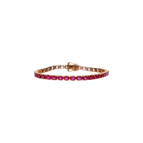 Accedi alla scheda di Bartorelli Italian Jewels BRACCIALE TENNIS IN ORO ROSA CON RUBINI E ZAFFIRI ROSA - KB1073/RU/P