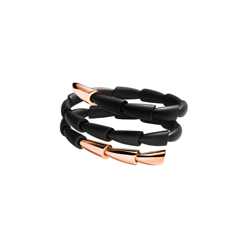 Accedi alla scheda di Vhernier BRACCIALE CALLA MIDI IN TITANIO NERO E ORO ROSA - T01652BR161