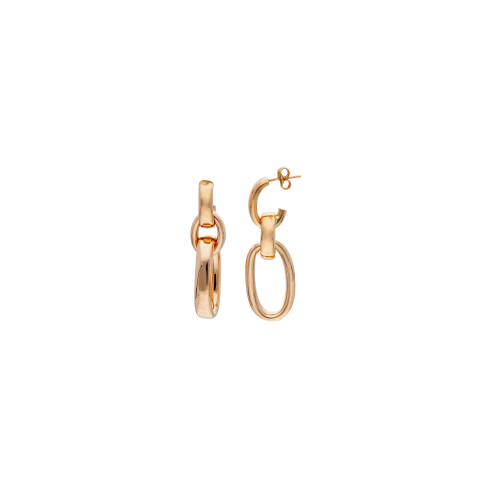 Accedi alla scheda di Bartorelli Italian Jewels ORECCHINI A MAGLIE PENDENTI IN ORO ROSA - M01