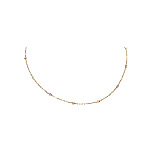 Accedi alla scheda di Bartorelli Italian Jewels COLLANA IN ORO ROSA CON DIAMANTI INCASTONATI - 212-L131