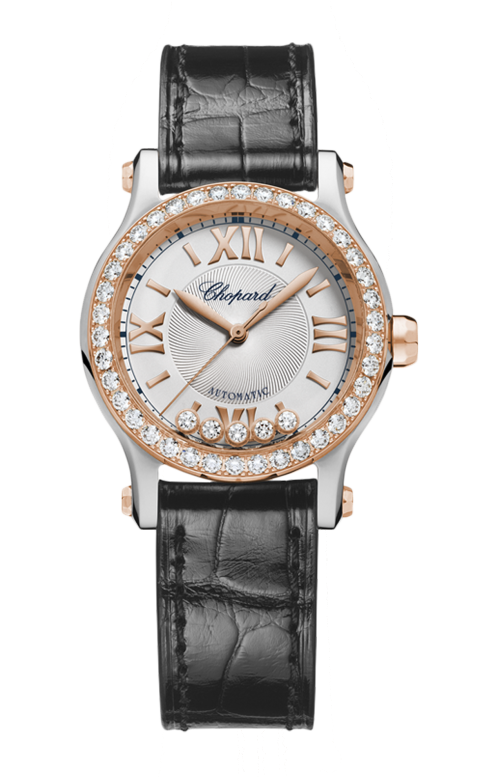 Accedi alla scheda di Chopard HAPPY SPORT 30 MM, AUTOMATICO, ORO ROSA ETICO, LUCENT STEEL&trade;, DIAMANTI - 278573