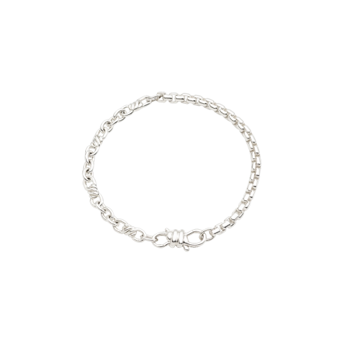 Accedi alla scheda di Dodo DODO NODO - BRACCIALE NODO CON CATENA COMBINATA E CHIUSURA CON MOSCHETTONE NODO IN ARGENTO - DBC2000KNOT0000AG - DBC2000KNOT0000AG