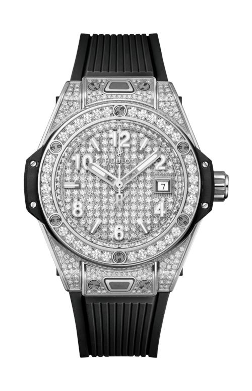 Accedi alla scheda di Hublot BIG BANG ONE CLICK STEEL FULL PAV&Eacute; 33 MM - 485.SX.9000.RX.1604