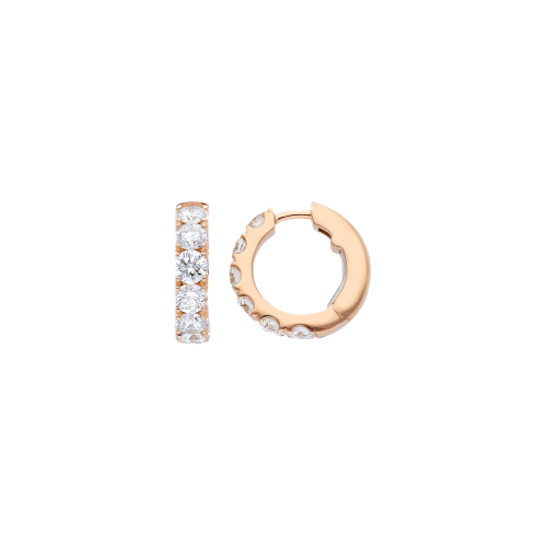 Accedi alla scheda di Bartorelli Italian Jewels ORECCHINI A CERCHIO PICCOLO IN ORO ROSA E DIAMANTI - VE28698DPS