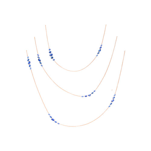 Accedi al prodotto correlato Bartorelli Italian Jewels COLLANA LUNGA IN ORO ROSA CON ZAFFIRI BLU - C065/6-ZB