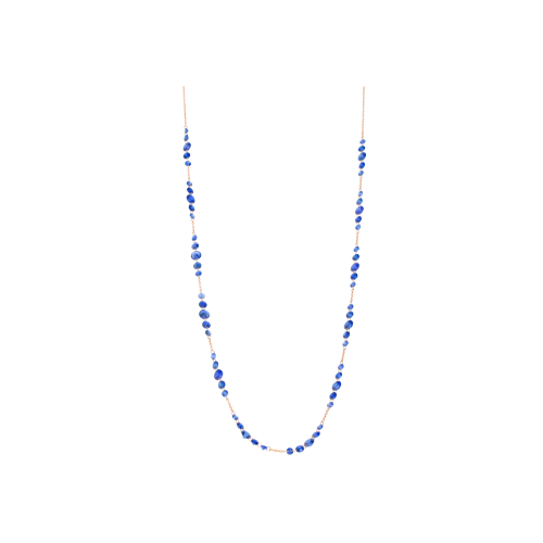 Accedi al prodotto correlato Bartorelli Italian Jewels COLLANA IN ORO ROSA E ZAFFIRI BLU TAGLIO BRILLANTE - C065/19/2