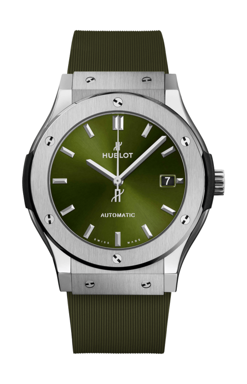 Accedi alla scheda di Hublot CLASSIC FUSION TITANIUM GREEN 45 MM - 511.NX.8970.RX