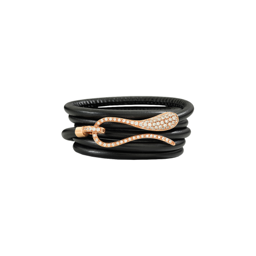 Accedi alla scheda di Dada Arrigoni BRACCIALE ELIKA IN PELLE CON CHIUSURA IN ORO ROSA E PAV&Eacute; DI DIAMANTI - DEK03BRRRDIXN - DEK03BRRRDIXN