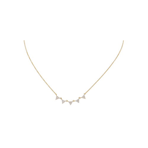 Accedi alla scheda di Bartorelli Italian Jewels COLLANA GIROCOLLO TRIANGOLI IN ORO ROSA CON DIAMANTI - C054/32