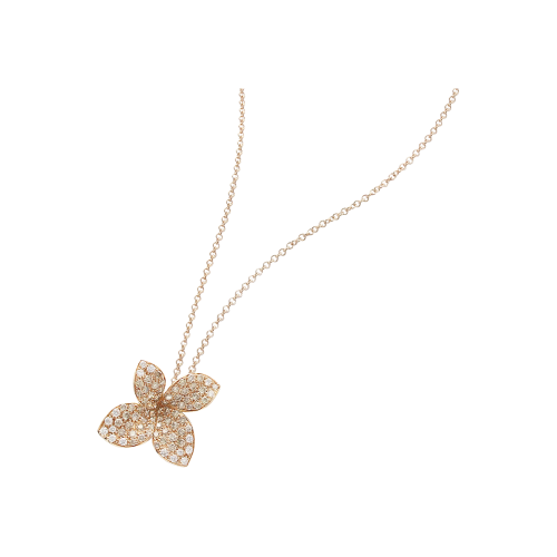Accedi alla scheda di Pasquale Bruni COLLANA PETIT GARDEN IN ORO ROSA CON DIAMANTI, FIORE MEDIO -  15382R - 15382R