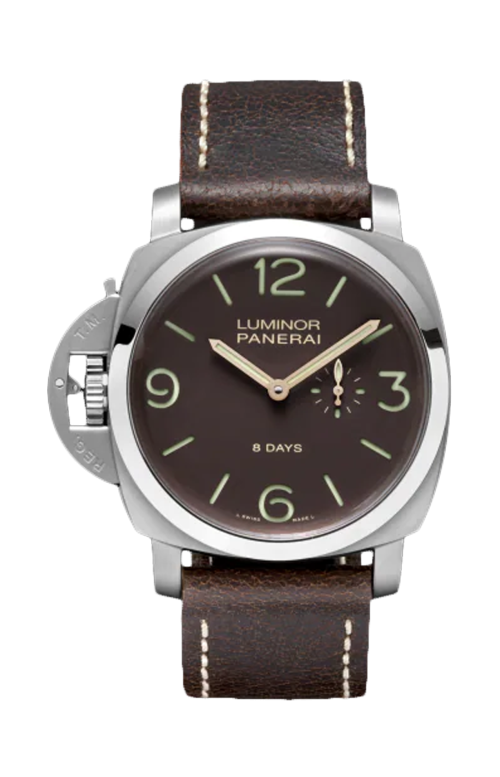 Accedi alla scheda di Panerai LUMINOR 1950 LEFT-HANDED 8 DAYS TITANIO - 47MM - SPECIAL EDITION - PAM00368