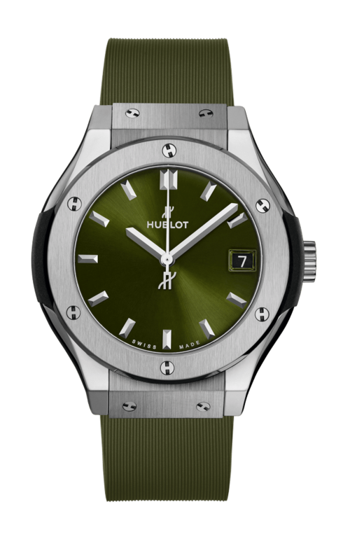Accedi alla scheda di Hublot CLASSIC FUSION TITANIUM GREEN 33 MM - 581.NX.8970.RX