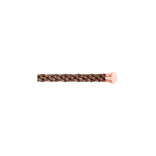 Accedi alla scheda di Fred CABLE TAUPE PER BRACCIALE MODELLO LARGE IN ORO ROSA - 6B0296 - 6B0296