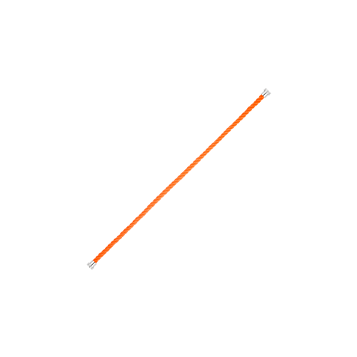 Accedi alla scheda di Fred CABLE ARANCIONE NEON PER BRACCIALE MODELLO MEDIO IN ORO BIANCO - 6B0350 - 6B0350