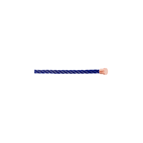 Accedi alla scheda di Fred CABLE JEAN BLUE PER BRACCIALE MODELLO MEDIO IN ORO ROSA - 6B1067 - 6B1067