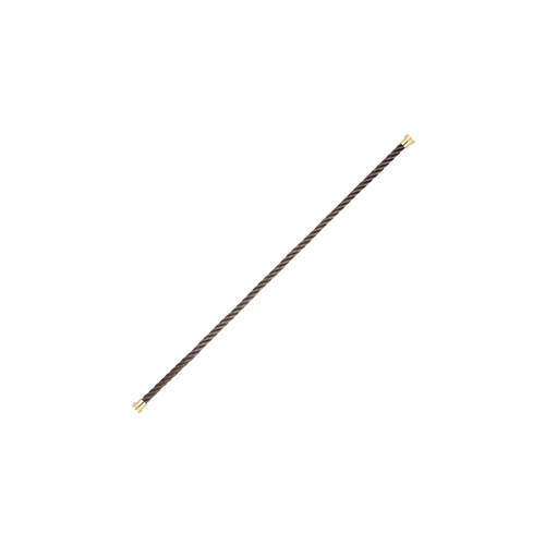 Accedi alla scheda di Fred CABLE GRGIO TEMPESTA PER BRACCIALE MODELLO MEDIO IN ORO GIALLO - 6B1075 - 6B1075