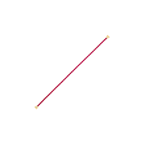 Accedi alla scheda di Fred CABLE IN ORO GIALLO CON RUBINI PER BRACCIALI MODELLO MEDIO IN ORO GIALLO - 6J0196 - 6J0196