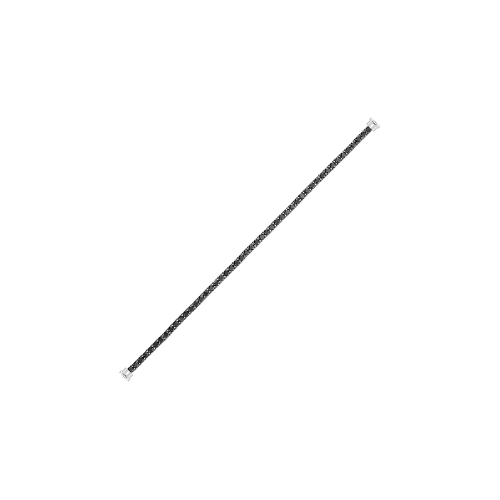 Accedi alla scheda di Fred CABLE IN ORO BIANCO CON DIAMANTI NERI PER BRACCIALE MODELLO GRANDE - 6J0203 - 6J0203