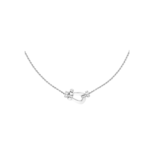 Accedi alla scheda di Fred COLLANA FORCE 10 MODELLO MEDIO IN ORO BIANCO CON DIAMANTI  - 7B0238 - 7B0238