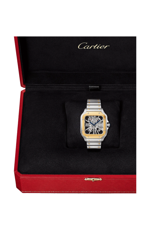 Accedi al prodotto correlato Cartier SANTOS DE CARTIER, MODELLO GRANDE, ORO GIALLO, ACCIAIO, MANUALE - WHSA0019
