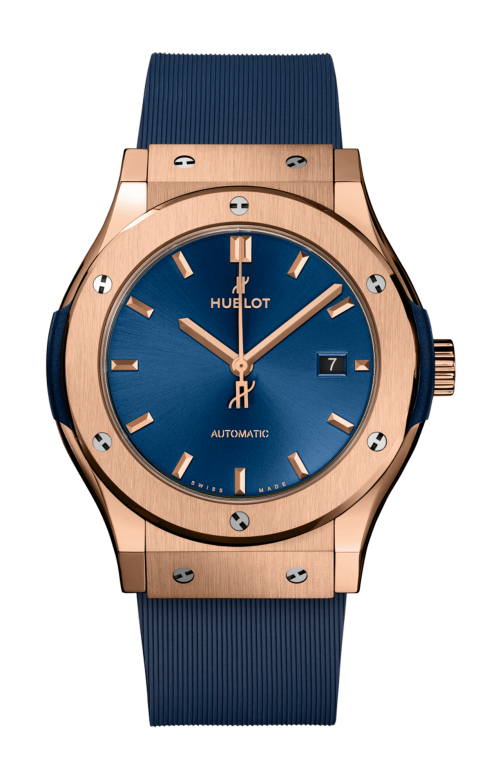 Accedi alla scheda di Hublot CLASSIC FUSION KING GOLD BLUE 42 MM - 542.OX.7180.RX
