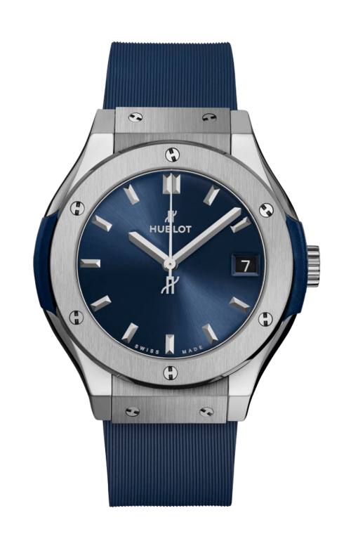 Accedi alla scheda di Hublot CLASSIC FUSION TITANIUM BLUE 33 MM - 581.NX.7170.RX