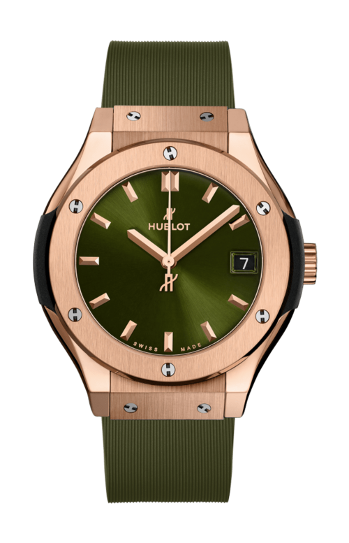 Accedi alla scheda di Hublot CLASSIC FUSION KING GOLD GREEN 33 MM - 581.OX.8980.RX
