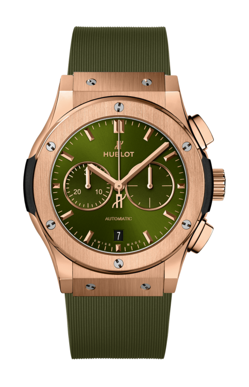 Accedi alla scheda di Hublot CLASSIC FUSION CHRONOGRAPH KING GOLD GREEN 42 MM - 541.OX.8980.RX