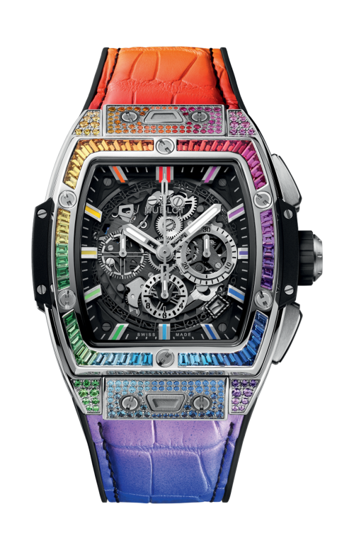 Accedi alla scheda di Hublot SPIRIT OF BIG BANG TITANIUM RAINBOW 42 MM - 642.NX.0117.LR.0999