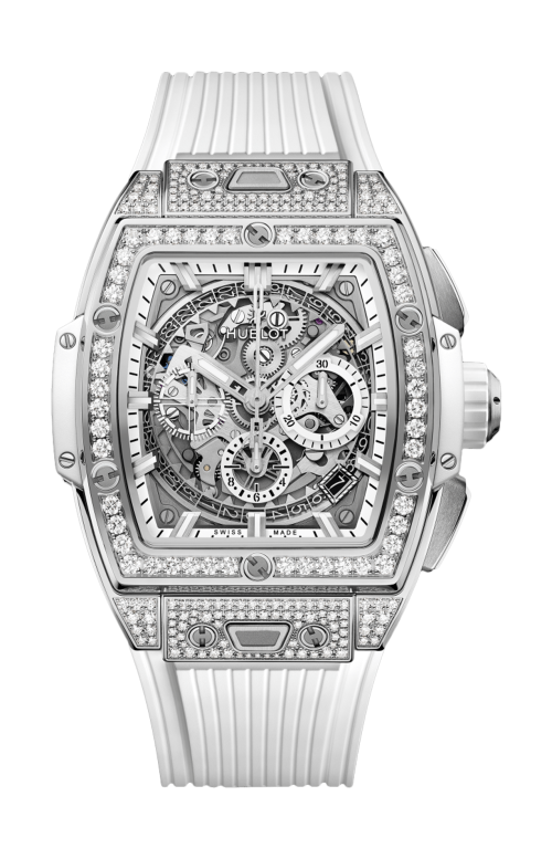 Accedi alla scheda di Hublot SPIRIT OF BIG BANG TITANIUM WHITE PAV&Eacute; 42 MM - 642.NE.2010.RW.1604