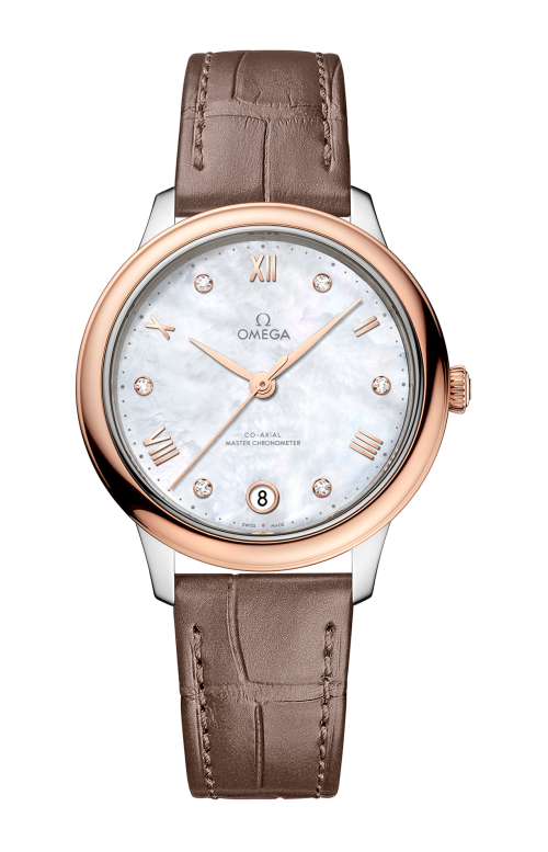Accedi alla scheda di Omega DE VILLE PRESTIGE 34 MM, ACCIAIO-ORO SEDNA&trade; SU PELLE - 434.23.34.20.55.001