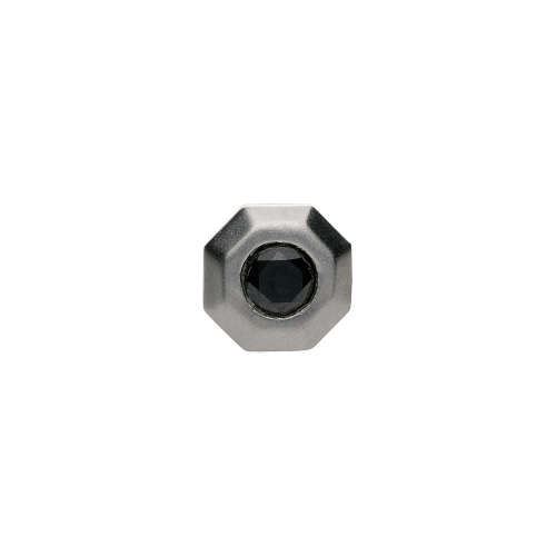 Accedi al prodotto correlato Bartorelli Italian Jewels ORECCHINO A LOBO MONO OCTAGON IN ORO BIANCO SATINATO E DIAMANTE NERO - BAOR0005