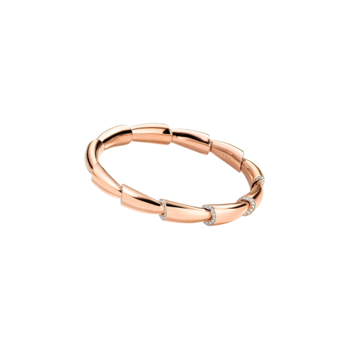 Accedi alla scheda di Vhernier BRACCIALE CALLA MIDI IN ORO ROSA E DIAMANTI - 0G1652BR011