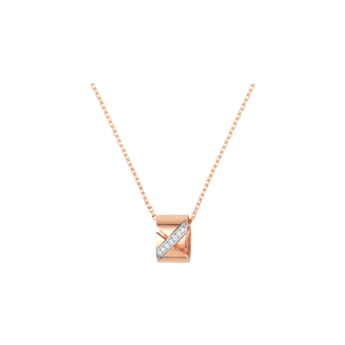 Accedi alla scheda di Chaumet CHAUMET - PENDENTE LIENS &Eacute;VIDENCE IN ORO ROSA E BIANCO CON DIAMANTI - 085129 - 085129