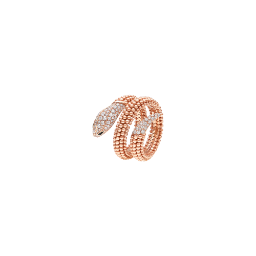 Accedi alla scheda di Bulgari ANELLO SERPENTI  PRECIOUS JEWELRY IN ORO ROSA E PAV&Eacute; DI DIAMANTI - 358664 - 358664