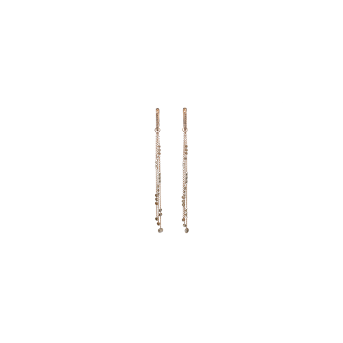 Accedi alla scheda di Bartorelli Italian Jewels ORECCHINI PENDENTI IN ORO ROSA CON DIAMANTI BROWN - O335/28/13