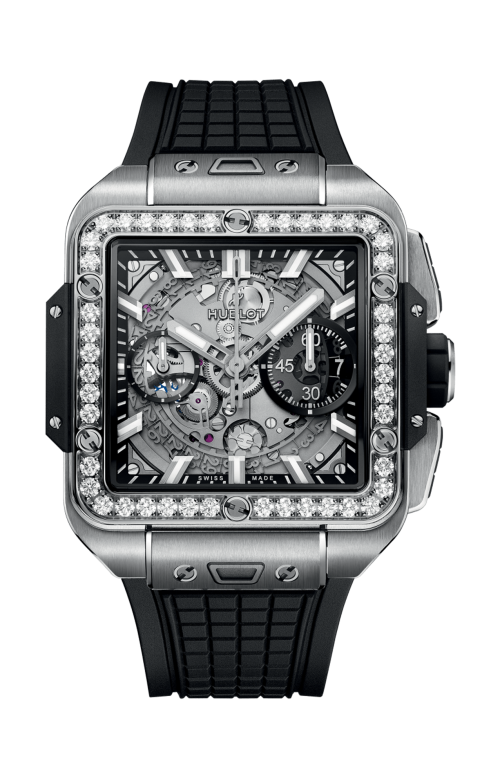 Accedi alla scheda di Hublot SQUARE BANG UNICO TITANIUM DIAMONDS 42 MM - 821.NX.0170.RX.1204