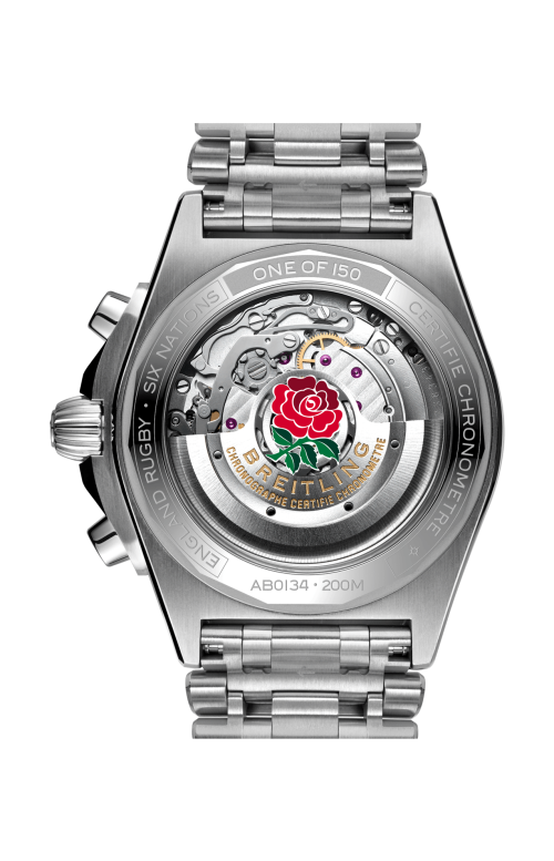 Accedi alla scheda di Breitling CHRONOMAT B01 42 SIX NATIONS ENGLAND - LIMITED EDITION - AB0134A71A1A1