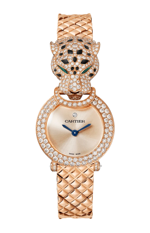 Accedi alla scheda di Cartier LA PANTH&Egrave;RE DE CARTIER, ORO ROSA, DIAMANTI, SMERALDO, QUARZO - HPI01730