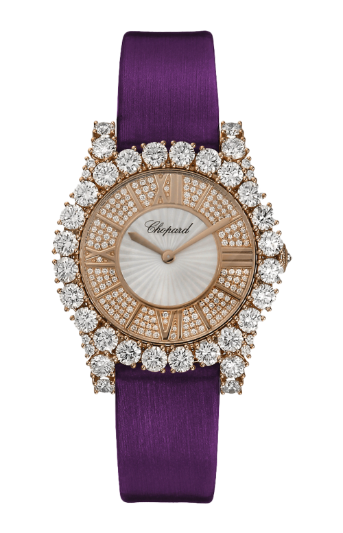 Accedi alla scheda di Chopard L'HEURE DU DIAMANT 35,75 MM, AUTOMATICO, ORO ROSA E DIAMANTI - 139419