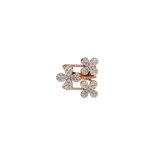 Accedi al prodotto correlato Bartorelli Italian Jewels ANELLO IN ORO ROSA E FIORI DI DIAMANTI - 1AN0271604/1