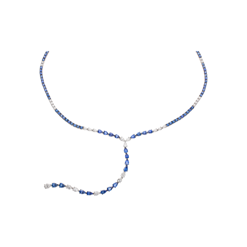 Accedi alla scheda di Bartorelli Italian Jewels COLLANA IN ORO BIANCO CON ZAFFIRI BLU E DIAMANTI - 1GA1790036/3