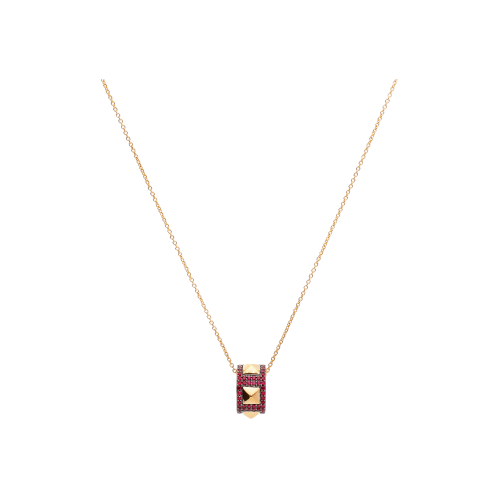 Accedi alla scheda di Bartorelli Italian Jewels GIROCOLLO IN ORO ROSA E PAVE' DI RUBINI - VP29442RUP