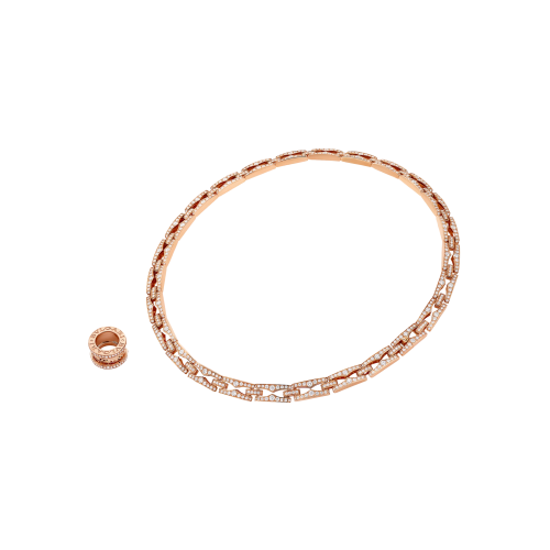 Accedi alla scheda di Bulgari COLLANA B.ZERO1 IN ORO ROSA E DIAMANTI - 360212 - 360212