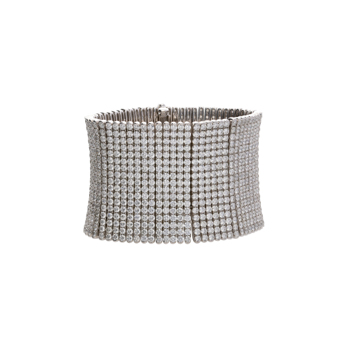 Accedi alla scheda di Bartorelli Italian Jewels BRACCIALE TENNIS FASCIA ALTA IN ORO BIANCO FULL PAV&Eacute; DI DIAMANTI - 1PU1210048/1