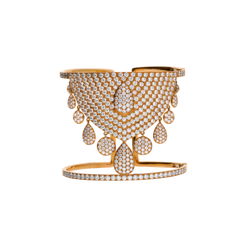 Accedi alla scheda di Bartorelli Italian Jewels BRACCIALE RIGIDO ALTO IN ORO ROSA FULL PAV&Eacute; DI DIAMANTI - 1PU0270151/1